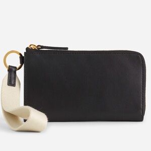Madewell Essential Zip Clutch Black